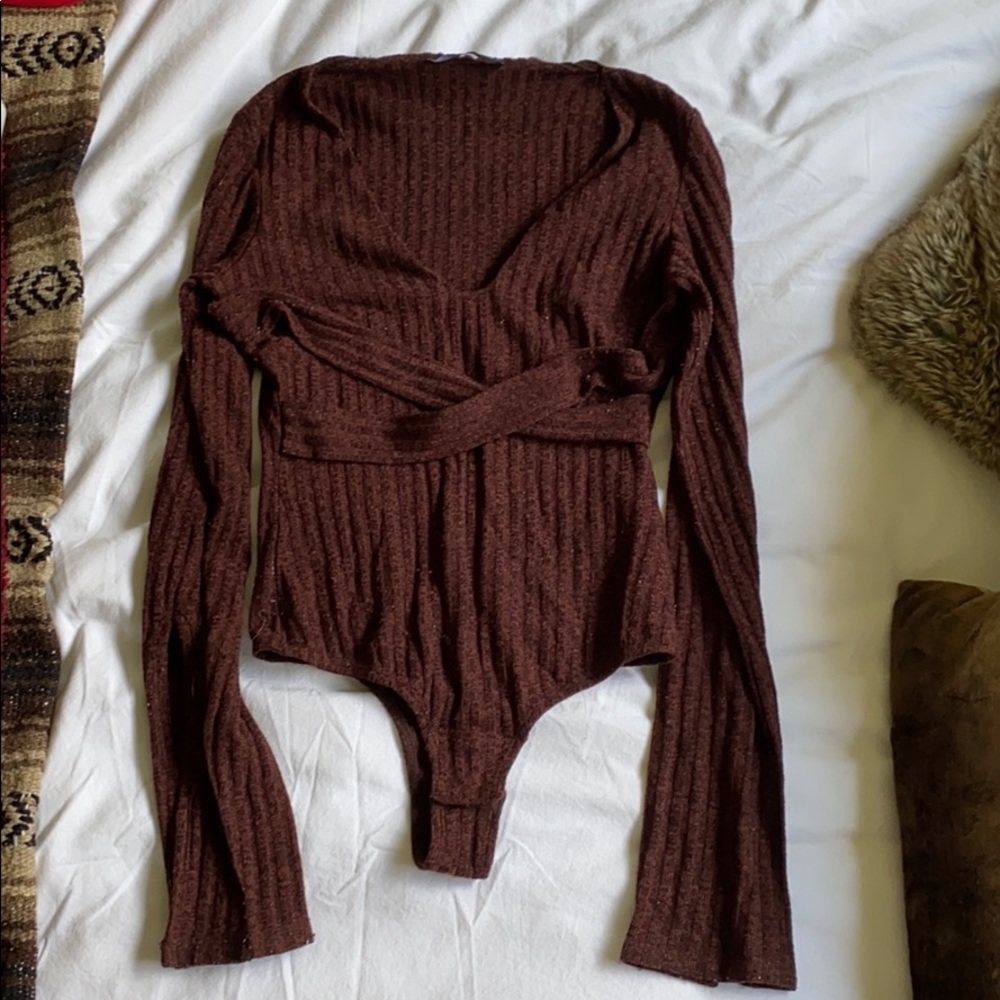 Lavish Alice Burgundy Bodysuit